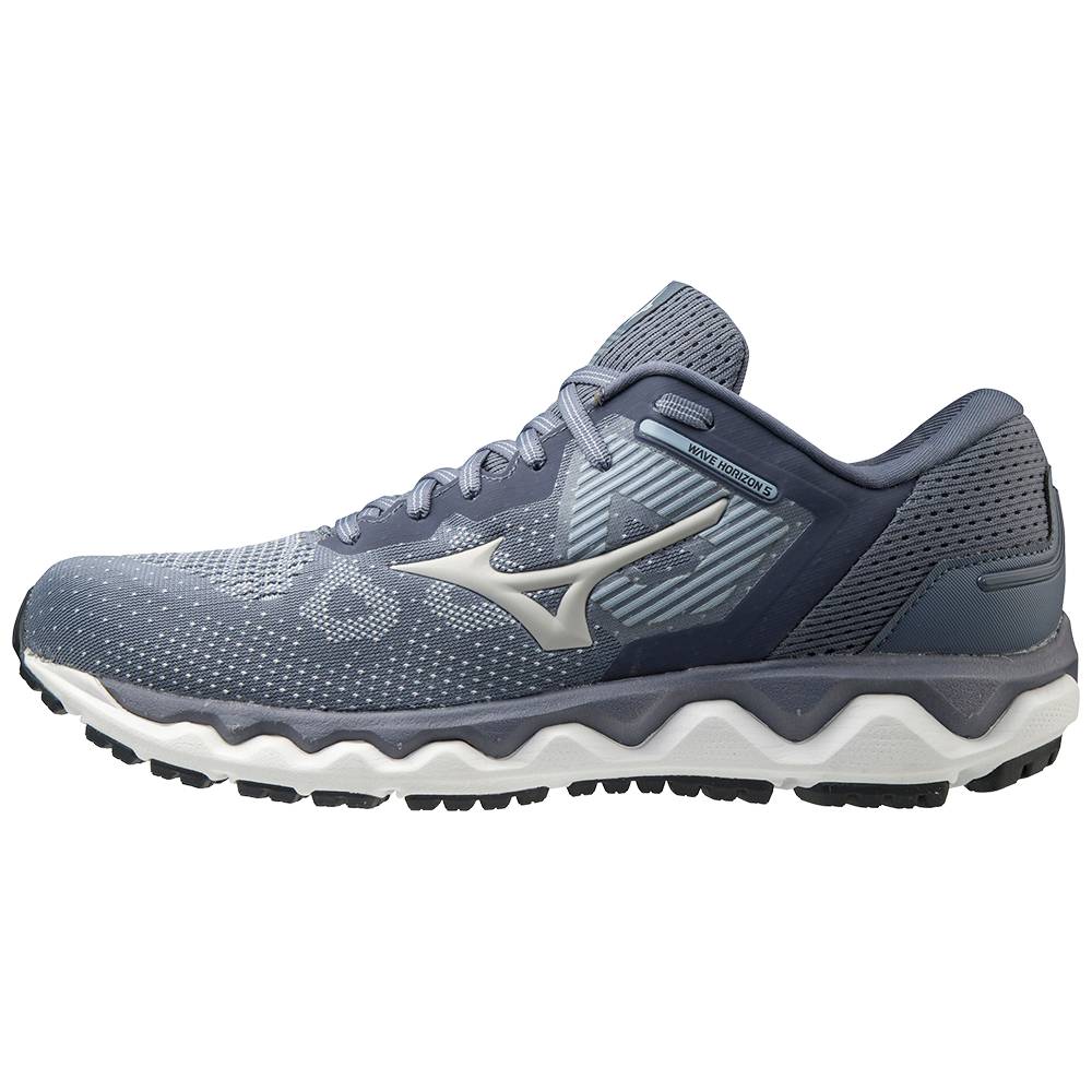 Panske Bezecke Topanky Mizuno Wave Horizon 5 Modre Vypredaj YTAN17348